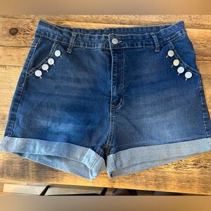 Denim Blue Women's Shorts